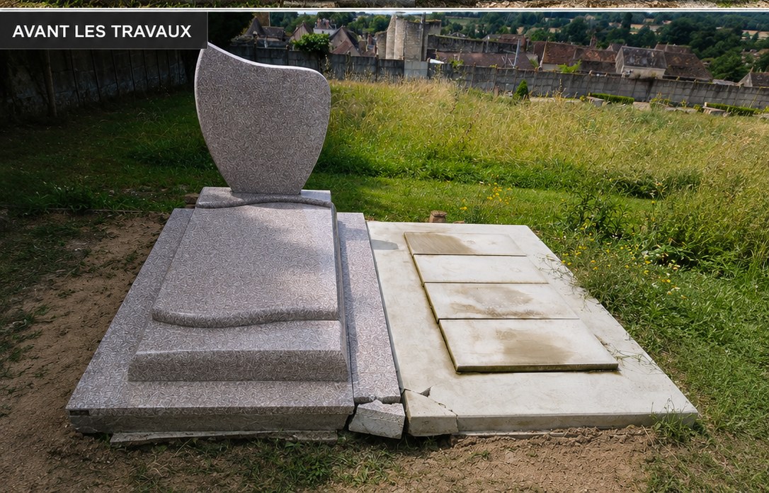 Monument avant rénovation
